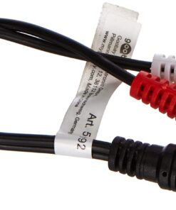 Goobay Câble Adaptateur Audio Noir, Longueur 0,2m, Apprécié par les Professionnels pour son Qualité Excellence, Écoute M