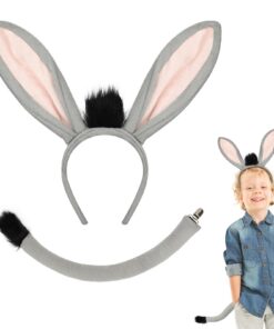 Hifot Costumes Âne Enfants Adultes Halloween Noël Costume Animaux Déguisement Fête