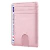 O³ Porte Carte Identité Française Femme Anti Piratage [_blocage RFID] | Élégant et Minimaliste pour Femme | Protégez Vot