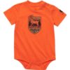 Carhartt Bodysuit à Manches Courtes pour Bébés et Enfants – 100% Coton Organique, Confortable et Durable, Parfait pour l