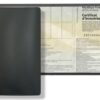 Jolis Papiers Étui Carte Grise PVC Noir – Souple, Résistant – Protège Carte Grise, Permis, Assurance – 13,3 x 26,4 cm –