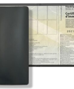 Jolis Papiers Étui Carte Grise PVC Noir – Souple, Résistant – Protège Carte Grise, Permis, Assurance – 13,3 x 26,4 cm –