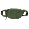 Sac bandoulière Landrain vert femme, sac banane en velours côtelé tendance, femme, sortie quotidienne, confort et style,
