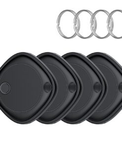 Localisateur Bluetooth pour Objets - Tracking Tag Smart Air Lot de 4 - Compatible Apple Localiser - Batterie Remplaçable