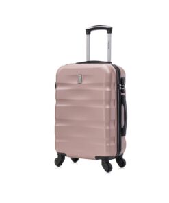 Valise cabine CELIMS Rose GoldABS Rigide et Légère Cadenas IntégréBagages cabine CELIMS Rose Gold