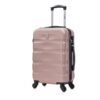 Valise cabine CELIMS Rose GoldABS Rigide et Légère Cadenas Intégré 55x35x20cm