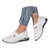 Chaussures Pieds Sensibles Femmes Outdoor Blanche Légère Orthopediques Confortable Chaussures de Running Marche Ete Chic