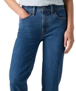 Levi's Femme Jeans Haute Taille Stras - Mousse Mid Pierre, Taille M, 30W / 32L
