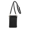 Sac à main Energather, cuir PU souple pour téléphone portable, women, détachable bandoulière et ceinture, shopping, sort