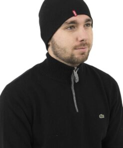 Titre SEO optimisé : "Levi's Bonnet Noir Homme et Femme Regular Large Foncé - Noir Regular Black 59"