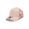 New Era New York Yankees MLB Tonal Mesh Spring Toffee 9Forty Kids A-Frame Adjustable Trucker Cap pour Enfants Style Urba