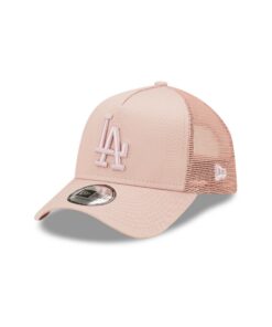New Era New York Yankees MLB Tonal Mesh Spring Toffee 9Forty Kids A-Frame Adjustable Trucker Cap pour Enfants Style Urba