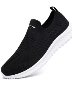 YisiNP Chaussures de sport en maille pour homme et femme - Chaussures de fitness sans lacets - Chaussures à enfiler