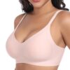 Soutien-gorge Ganado sans armature confortable pour femme - Push-uprembourré - Gros seins - Soutien-gorge V - Sans coutu