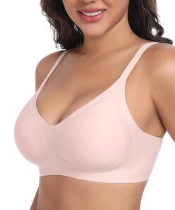 Soutien-gorge Ganado sans armature confortable pour femme - Push-uprembourré - Gros seins - Soutien-gorge V - Sans coutu