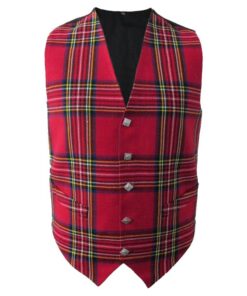 Tartanista Royal Stewart Gilet tartan pour Hommes en Écossais Silicone Tailles 36-58