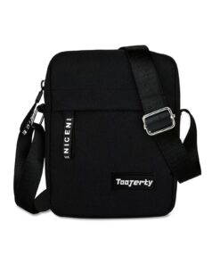 Sac bandoulière FuninCrea pour homme multifonctionnalité avec 2 poches et bandoulière ajustable | Voyageur travailleur