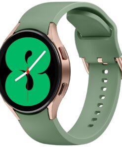 Bracelet Samsung Galaxy Watch 4 40 mm 44 mm pour homme en silicone réglable