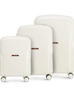 Valise de Voyage WITTCHEN Set de 3 Valises en Polycarbonate avec 4 Roulettes Pivotantes et Serrure à Combinaison Lady 2