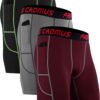 Cadmus - Shorts de compression pour homme - Élasthanne couche de base - Cyclisme, course à pied, entraînement, gym - Poc