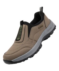 Chaussures décontractées sans lacets confortables et légères pour homme - Chaussures bateau respirantes et confortables
