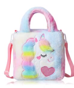 Sac à main Licorne Mignon Hifot pour Filles Adolescentes et Femmes - Sangle Amovible et Sac Bandouliere
