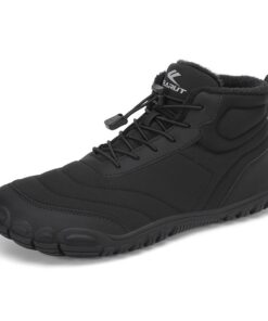FLARUT Chaussures Hiver Pieds nus Hommes Femmes Fourrées et Chaudes Résistant à l'EauSellé FLARUT Chaussures Hiver Pied