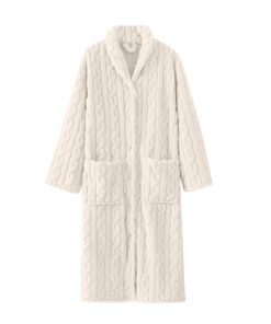 WOXIHUAN Peignoir de Bain Unisexe avec Deux Poches Hiver Chaud
