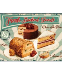 SUPERDANT Plaque Murale Decorative pour Cafés et Desserts Vintage Humoristique