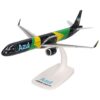 Herpa Maquette d'avion Airbus A321neo – Brazilien, Échelle 1/200, Pice de Collection, Support Included, Figurine Plastiq
