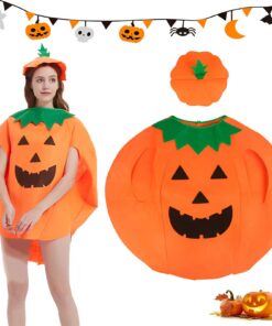 Costumes de citrouille pour Halloween Costume Citrouille Festival Funny