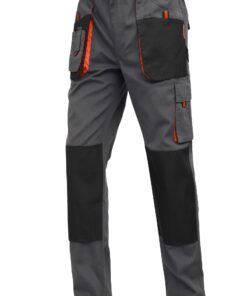 Pantalon de Travail WORK IDEA pour Homme avec Poches à Genoux en Toile Oxford Résistante