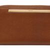 FOSSIL Liza portefeuille femme à rayures, grande capacité pour rangement, 19,53 cm x 2,54 cm x 11,43 cm, accessoire tend