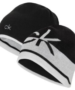 Calvin Klein Bonnet rayé réversible homme|Style Calvin Klein|Material Tricot|Rêve votre journée en confort|Couleur multi