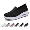 GYCS Orthopedic Sneakers Femme Noir 39 EU - Air Cushion Walking Shoes, Chaussures de Marche Comfortable pour Femmes, Mei
