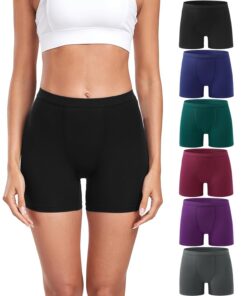 wirarpa Boxer Femme Super Doux Panty Caleçons Femme Short Sécurité Sans Sous-Vêtement