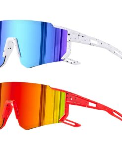Beread Lot de 2 paires de lunettes de soleil polarisées UV400 pour enfants - Protection solaire - Pour garçons et filles