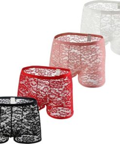 Transparent fit Boxer Shorts Hommes Sexy Stretch Soft Mesh Panty