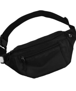 Pinsheng Sac Banane Homme Femme Sécurité Imperméable Cyclisme (Noir) Pinsheng Sac Banane Homme Femme Randonnée (Noir)
