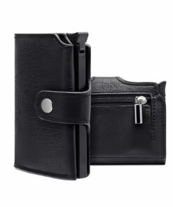 Portefeuille AouiSton Homme avec Blocage RFID et Compartiments Étanches|Élégant pour Homme|Poches Spéciales pour Billets