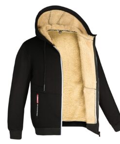 Veste Polaire Zippée Femmes Homme Chaude Poches Sudadera Zippée Automne Hiver