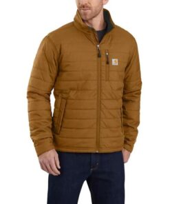 Carhartt Veste Imperméable Légère Isolée Homme Vêtement de Travail Hiver Étanche Lightweight Rain Defender Coat