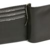 Portefeuille Money Clip avec pince à billets, cuir véritable, noir | Compartiment pour la monnaie | Édition Spéciale