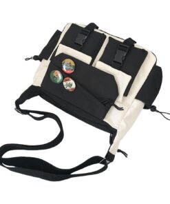 Sac à bandoulière GMBYLBY pour femme et homme - Hoboes spacieux et étanches - Grande bandoulière en nylon - Multi-poches
