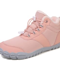 Chaussures de randonnée d'hiver pieds nus homme femme antichocs antidérapantes argentées