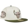 New Era 59Fifty Fitted Cap - Chicago Bulls Beige/Olive Bleu/Foncé pour Homme · Match et Daily Wear · Comfort en Microdét