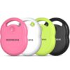 Air Tag Traceur Lot de 4 Noir, Tracker Bluetooth pour objetos de valeur, voyageurs, batteries remplaçables