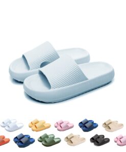 Chagoo Jadery Pantoufles Orthopédiques Unisexes Épaisses Cozislides, Pantoufles Douces pour la Maison et pour le Repos
