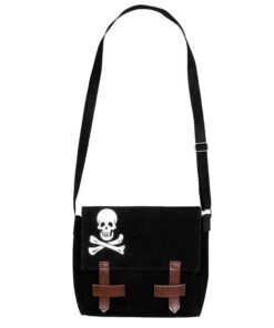 Sac Boland Skull pour adulte unisexe, Noir, 25x26cm