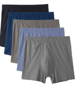 Generic L À 10XL Tailles Boxer 100% Coton Grande Taille For Homme & Personnes D'Âge Moyen Et Âgées Élégants & Respirants